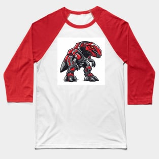 Red T-rex zord Illustration for esport logo and icon Baseball T-Shirt